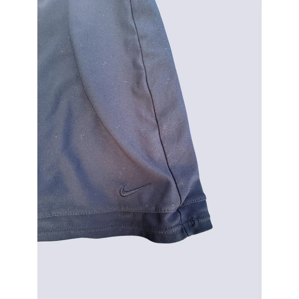 Nike FIT DRY Womens Tennis Skort Black White Logo Athletic  Size M‎ 337587-010